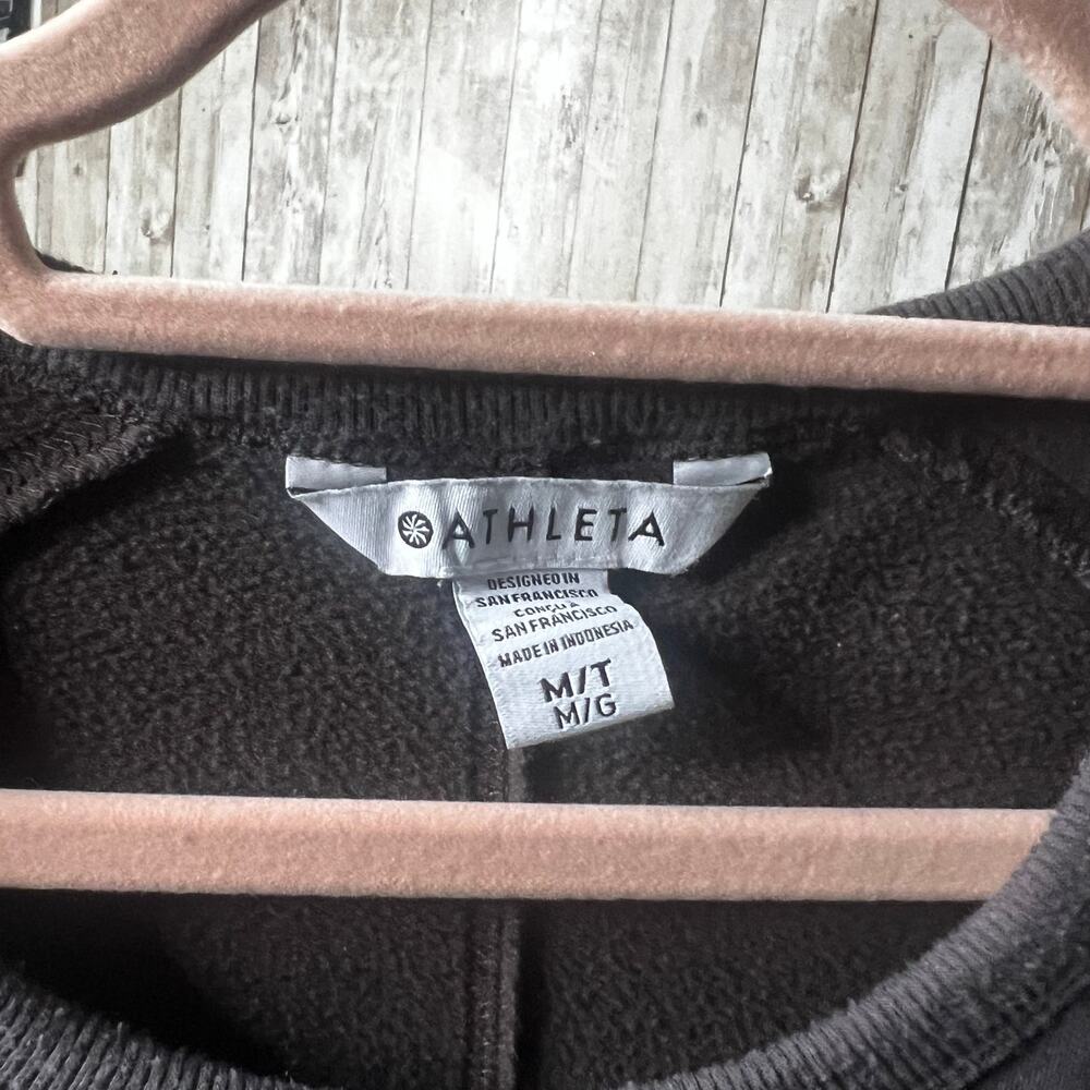 Athleta Coaster Luxe Sweatshirt – Heathered Gray – Size Medium Tall - Picture 6 of 7